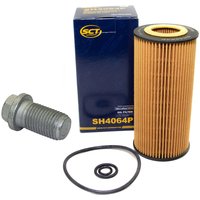 Oil filter engine Oilfilter SCT SH4064P + Oildrainplug 08277