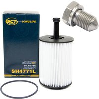 Oil filter engine Oilfilter SCT SH4771L + Oildrainplug 15374