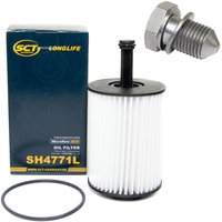 Oil filter engine Oilfilter SCT SH4771L + Oildrainplug 48871
