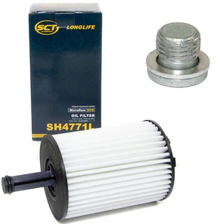 lfilter Motor l Filter SCT SH4771L + lablassschraube 100497
