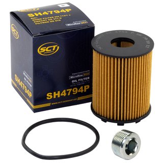 lfilter Motor l Filter SCT SH4794P + lablassschraube 38179