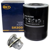 Oil filter engine Oilfilter SCT SK809 + Oildrainplug 101250
