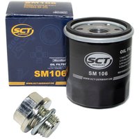 Oil filter engine Oilfilter SCT SM106 + Oildrainplug 30269