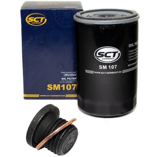 lfilter Motor l Filter SCT SM107 + lablassschraube 171173