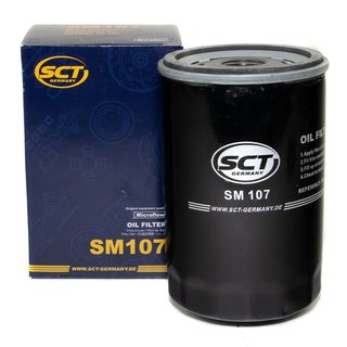 Oil filter engine Oilfilter SCT SM107 + Oildrainplug 171173