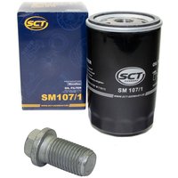 Oil filter engine Oilfilter SCT SM107/1 + Oildrainplug 08277