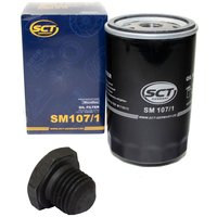 Ölfilter Motor Öl Filter SCT SM107/1 + Ölablassschraube...
