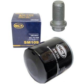 lfilter Motor l Filter SCT SM109 + lablassschraube 08277