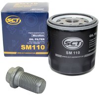 Oil filter engine Oilfilter SCT SM110 + Oildrainplug 08277