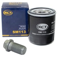 Ölfilter Motor Öl Filter SCT SM113 + Ölablassschraube 08277