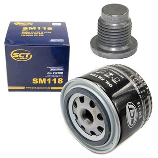 lfilter Motor l Filter SCT SM118 + lablassschraube 48880