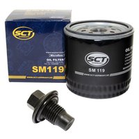Oil filter engine Oilfilter SCT SM119 + Oildrainplug 21096