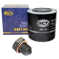 lfilter Motor l Filter SCT SM136 + lablassschraube 12281
