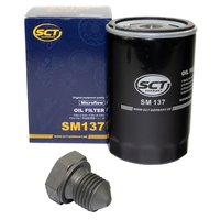 lfilter Motor l Filter SCT SM137 + lablassschraube 03272
