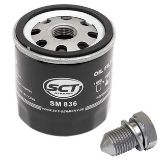 lfilter Motor l Filter SCT SM836 + lablassschraube 48871