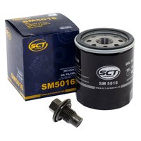 Oil filter engine Oilfilter SCT SM5016 + Oildrainplug 21096