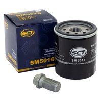 Oil filter engine Oilfilter SCT SM5016 + Oildrainplug 08277