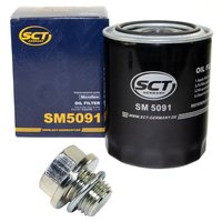 lfilter Motor l Filter SCT SM5091 + lablassschraube 30269