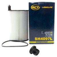Oil filter engine Oilfilter SCT SH4097L + Oildrainplug 48874