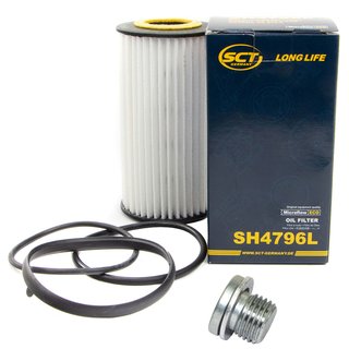 lfilter Motor l Filter SCT SH4796L + lablassschraube 100497