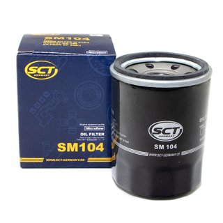 Motorl Set MOS2 Leichtlauf 10W-40 5 Liter + lfilter SM104 + lablassschraube 38179 + Luftfilter SB2252