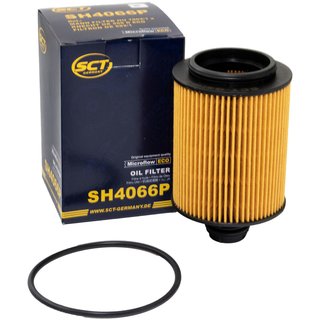 Engine Oil Set 5W-40 5 liters + oil filter SCT SH4066P + Oildrainplug 31119 + Airfilter SB632