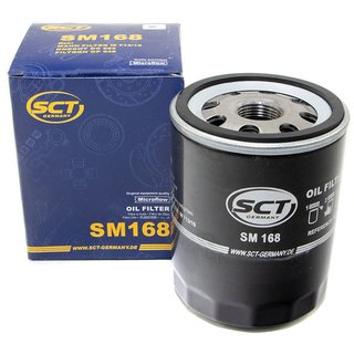 Motorl Set Top Tec 4100 5W-40 5 Liter + lfilter SM168 + lablassschraube 38179 + Luftfilter SB219