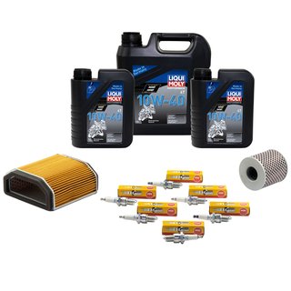 Maintenance package oil 6L + air filter + oil filter + spark plugs