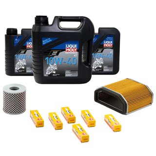 Maintenance package oil 6L + air filter + oil filter + spark plugs
