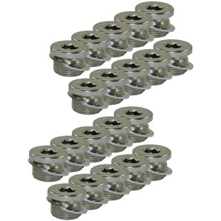 Oil drain plug FEBI 37944 M22 x 1,5 mm with sealing ring set 20 pieces