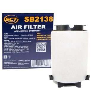 Engineoil set VMP SAE 5W-30 5 liters + Oil Filter SM111 + Oildrainplug 15374 + Airfilter SB2138