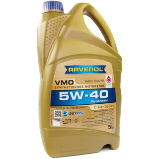 Engineoil set VMO SAE 5W-40 5 liters + Oil Filter SM111 + Oildrainplug 48871 + Airfilter SB2138