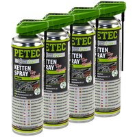 Fahrrad Ketten Spray Kettenspray Bike line PETEC 4 X 500 ml