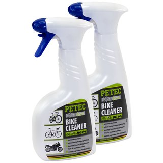 Fahrrad Reiniger Spray Reinigungsspray Bike line PETEC 2 X 500 ml