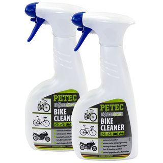 Fahrrad Reiniger Spray Reinigungsspray Bike line PETEC 2 X 500 ml