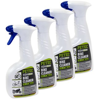 Fahrrad Reiniger Spray Reinigungsspray Bike line PETEC 4 X 500 ml