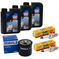 Maintenance Set oil 3L + oil filter + spark plugs