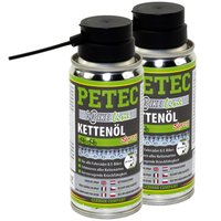 Fahrrad Ketten l Spray Kettenl Bike line PETEC 2 X 100 ml