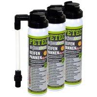 Bicycle tire puncture spray Bike line PETEC 3 X 75 ml