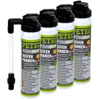 Bicycle tire puncture spray Bike line PETEC 4 X 75 ml
