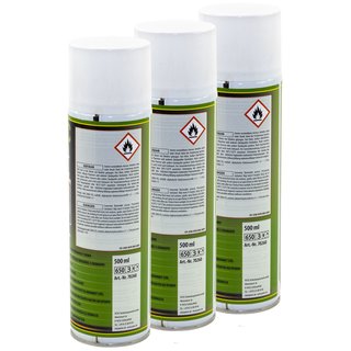 Edelstahl Reiniger Spray Edelstahlreiniger PETEC 3 X 500 ml
