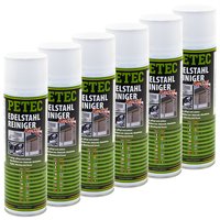Edelstahl Reiniger Spray Edelstahlreiniger PETEC 6 X 500 ml