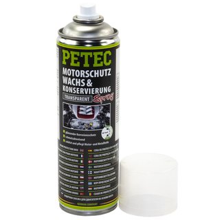 Motorschutzwachs & Konservierung Spray PETEC 4 X 500 ml