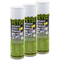 Intensiv Citrusreiniger Spray Reinigerspray PETEC 3 X 500 ml