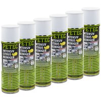 Intensiv Citrusreiniger Spray Reinigerspray PETEC 6 X 500 ml