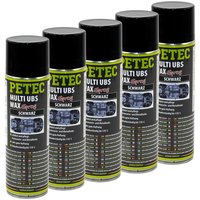 Unterbodenschutz Spray Multi UBS Wax PETEC 5 X 500 ml