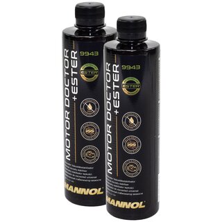 Engine Life Extender Additive Protection Petrol Diesel Engine Protection Sealant Mannol 2 X 450 ml
