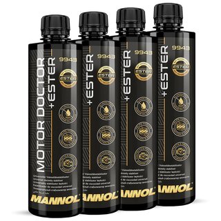 Engine Life Extender Additive Protection Petrol Diesel Engine Protection Sealant Mannol 4 X 450 ml