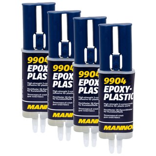 Two-component adhesive Twocomponentadhesive Epoxy- Plastic MANNOL 9904 4 X 30 g
