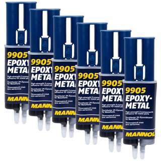 Zwei Komponenten Kleber Zweikomponentenkleber Epoxy- Metall MANNOL 9905 6 X 30 g